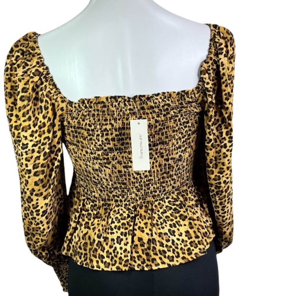 NWT size XL Francesca’s Top animal print - Picture 5 of 10